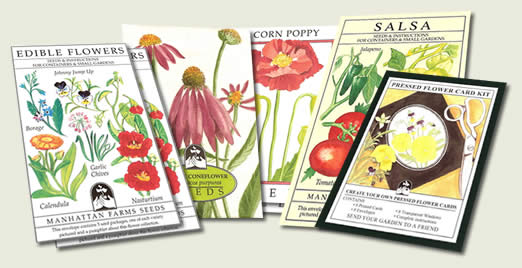 Each seed package is a work of art created and designed by Canadian Artist Joan Taylor.